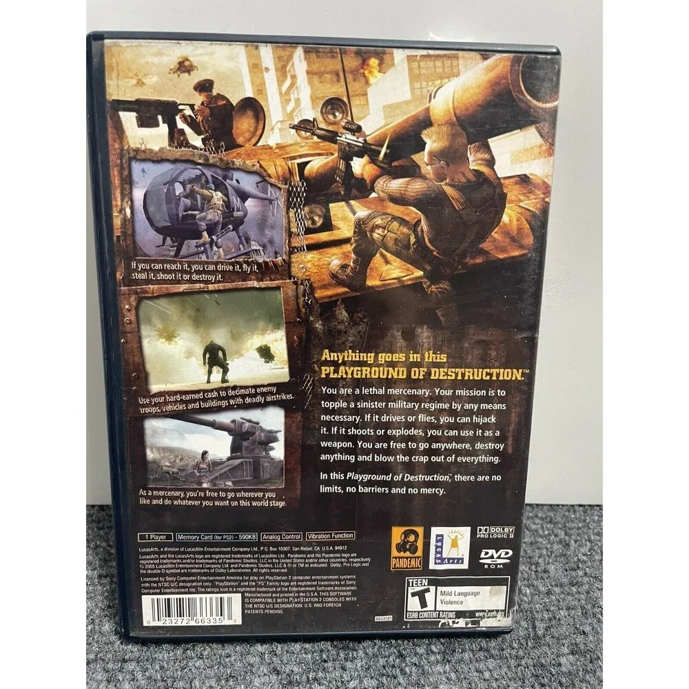Mercenaries: Playground of Destruction (Sony PlayStation 2, 2005)